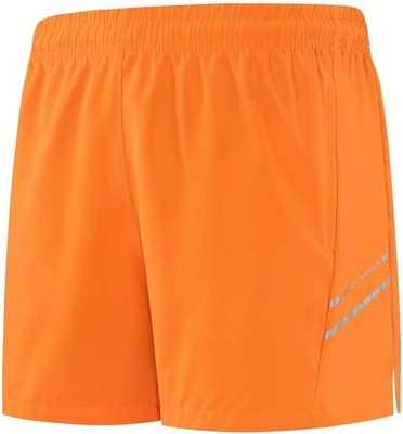 Adogirl Men's 3'' Athletic Running Shorts Quick Dry Casual XX-Large, Orange 