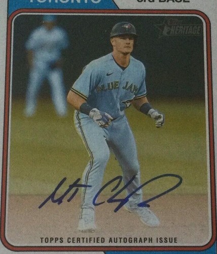 2023 Topps Heritage - Matt Chapman #ROA-MCN