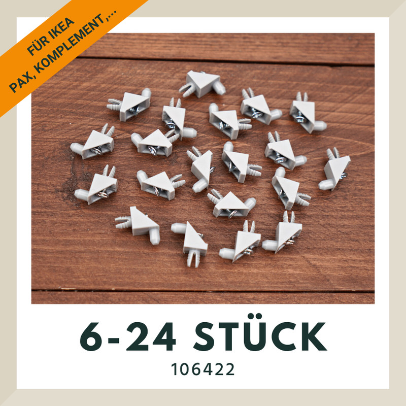 6-24x BodentrÃ¤Ger/Halter | Original Ersatzteil FÃ¼R Ikea Pax/Komplement | 106422