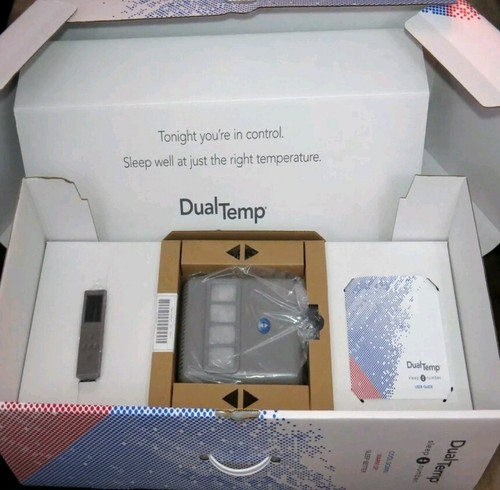 New Sleep Number Dual Temp DualTemp Half Queen Complete Kit. Queen size