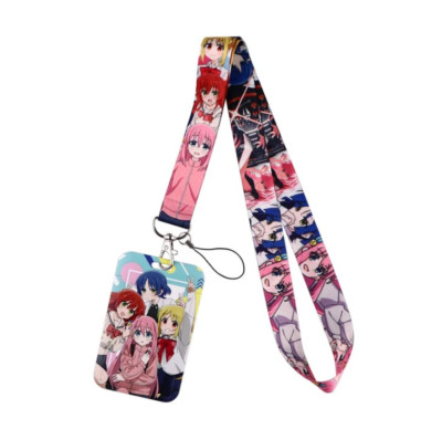Bocchi the Rock! Anime Hitori Gotō Nijika Ryō Ikuyo Lanyard With ID Badge Holder