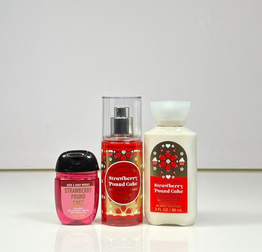 Gift Set Strawberry Pound Cake Free Shipping