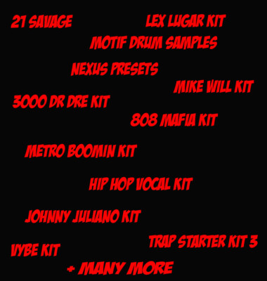 Producer Bundle: 808 Mafia, Metro Boomin, Dr Dre Kit, Trap Packs, Nexus, MORE
