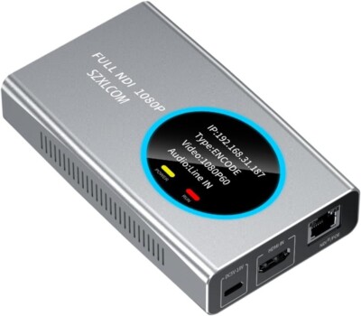 SZXLCOM HDMI TO Full NDI Video Encoder NDI to HDMI Decoder Converter/Player