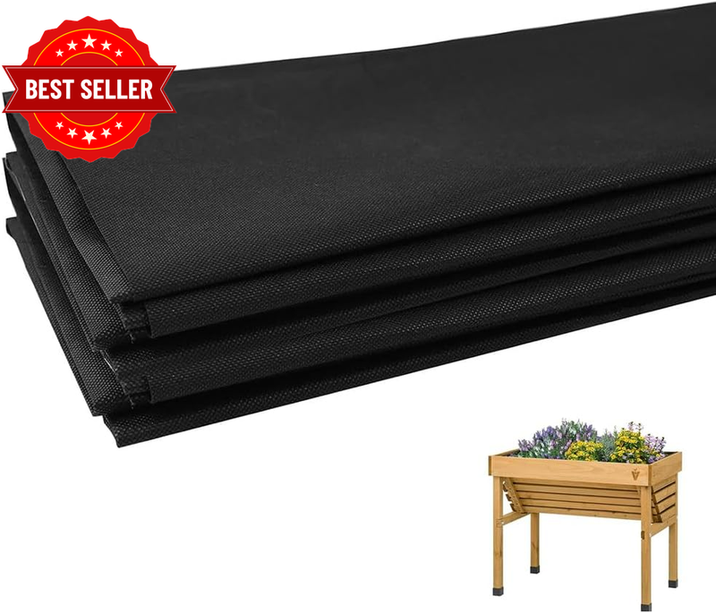 1 Pcs 63X83 Inch Breathable Planter Liner for Large Veg Troughs, Durable Non-Wov