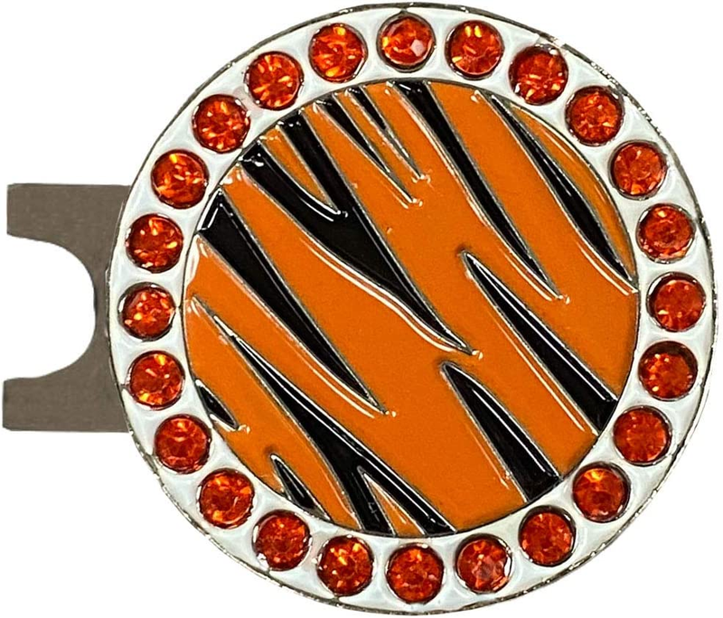 Bling Golf Ball Marker with a Standard Magnetic Hat Clip | Great Gift for Women
