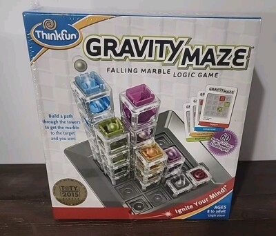 ThinkFun Gravity Maze Falling Marble Logic Game Toy of the Year 2015 New 