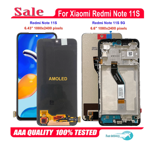 OEM For Xiaomi Redmi Note 11S 4G 5G LCD Display Touch Screen