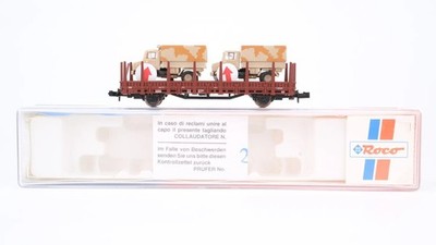 Roco N 25284 Rungenwagen beladen mit 2 Unimogs Kbs 442 DB