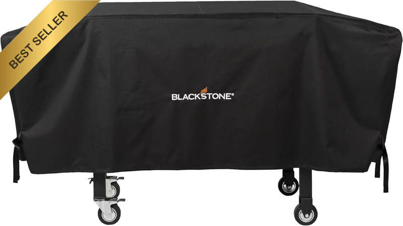 1528 600D Polyester Heavy Duty Flat Top Gas Grill Cover, Water Resistant Exclusi