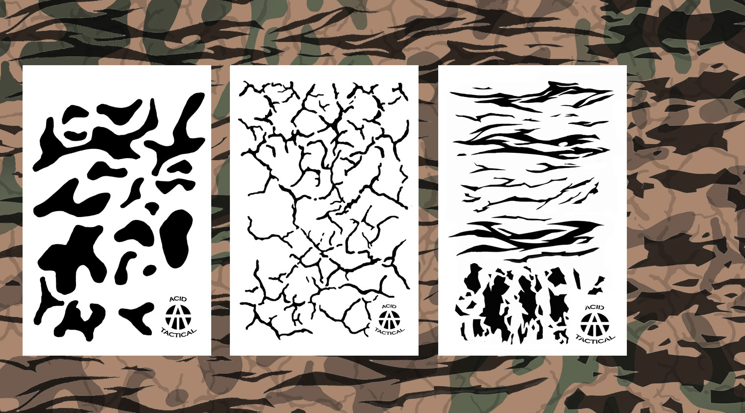 3pack-spray-paint-camouflage-stencils-14-multicam-cracked-earth-tiger-stripe-ebay