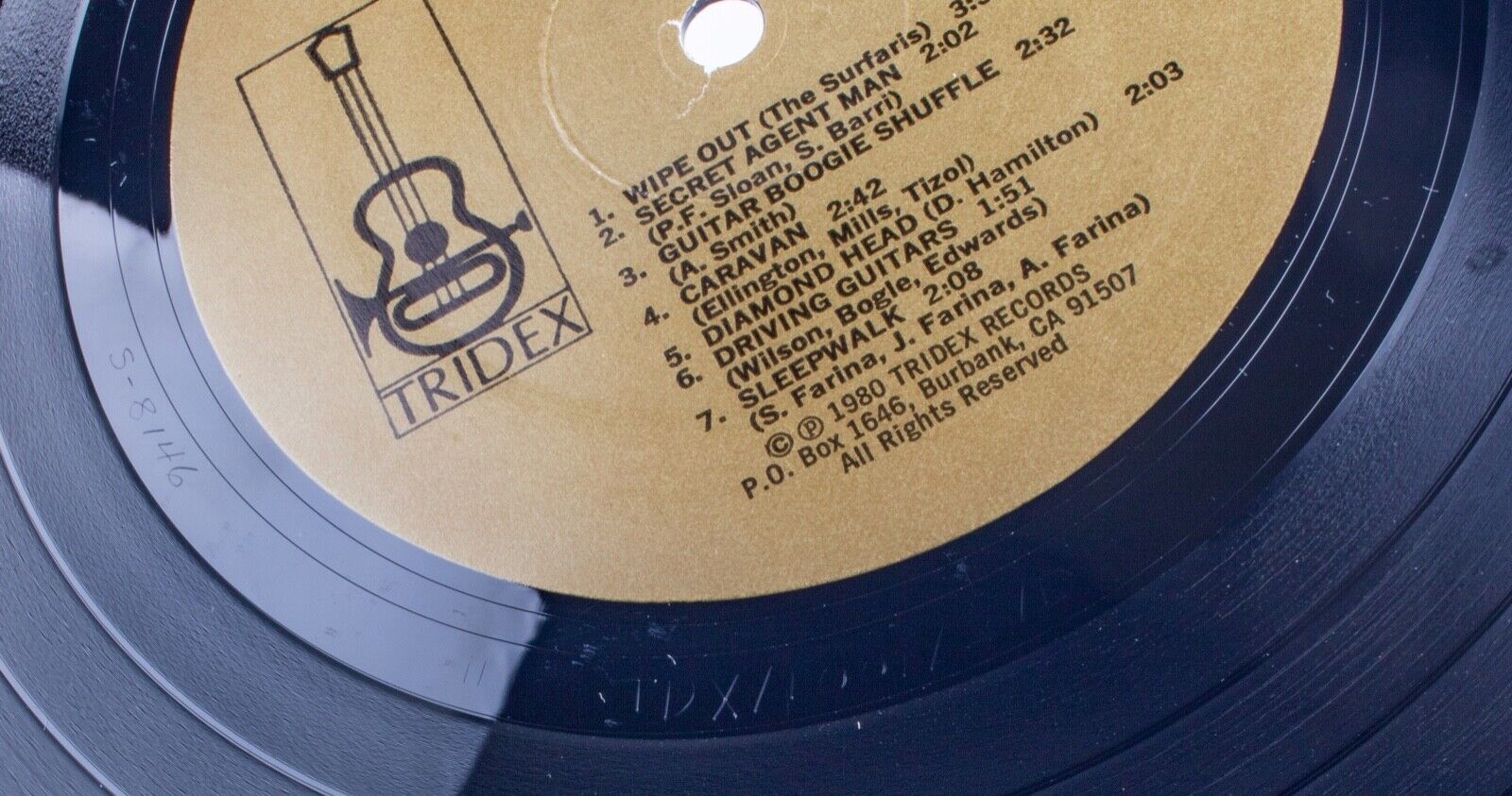 ::Vtg 1980 The Ventures Greatest Hits Double LP Vinyl Record Set Tridex TDX 1001/2