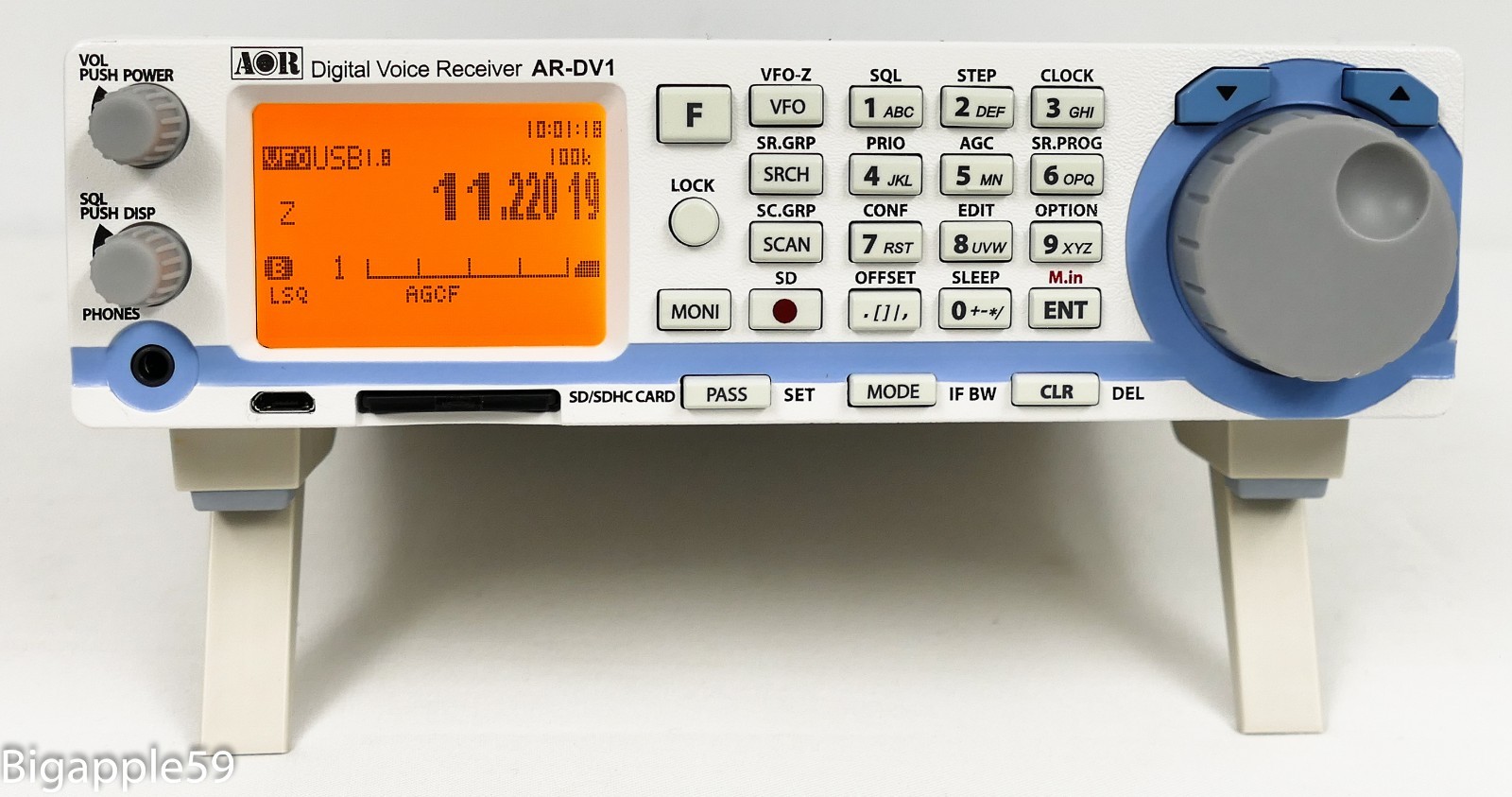 AOR AR-DV1 Analog / Digital 100 KHz - 1300 MHz Multi-Mode Radio Receiver Scanner