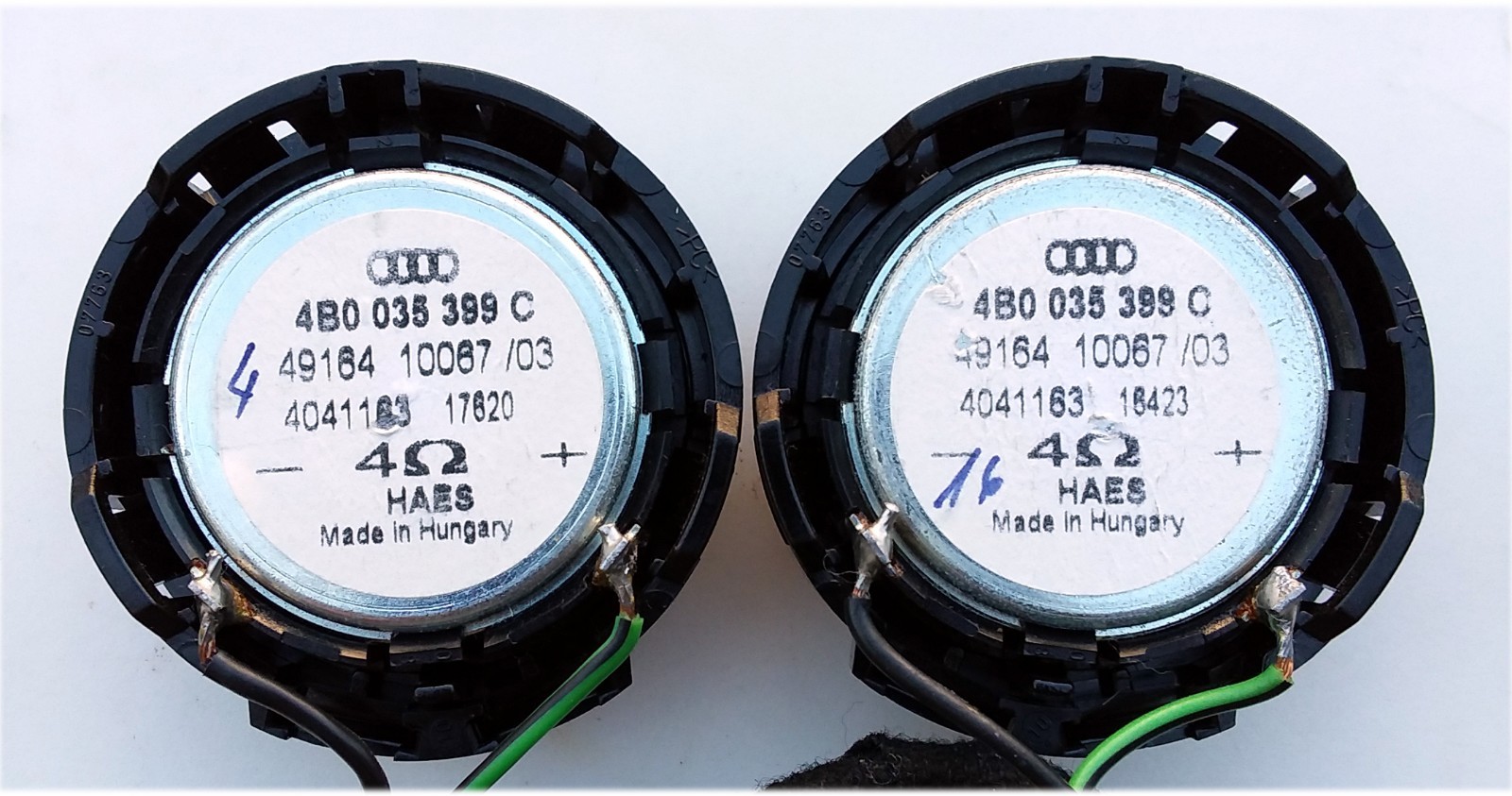 AUDI brand 1 Inch Soft Dome Car Audio Tweeters