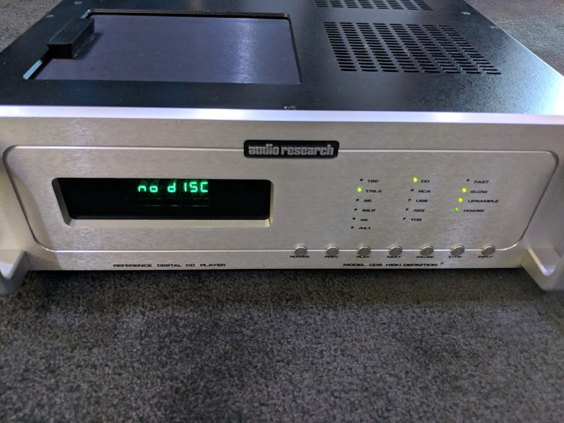 Audio Research Reference CD9 CD Player & DAC w/ Remote Control and Manual