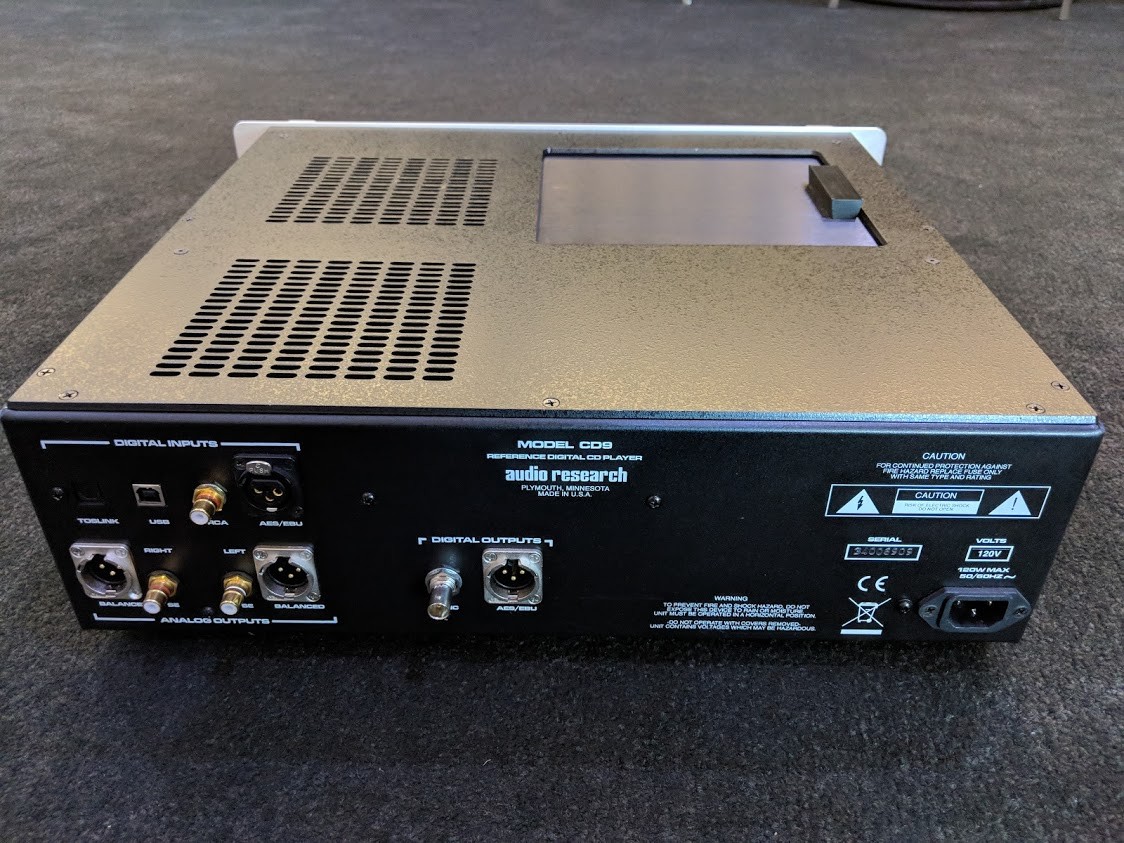 Audio Research Reference CD9 CD Player & DAC w/ Remote Control and Manual