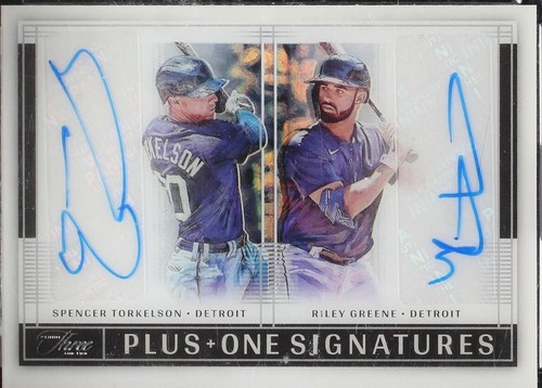 2022 Panini Three and Two - Riley Greene Spencer Torkelson #POA-SR