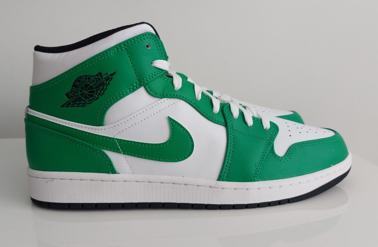 シューズ(男性用) Nike Air Jordan 1 Mid \"Lucky Green\" Jordan 1 Mid Lucky Green Men's - DQ8426-301 - US