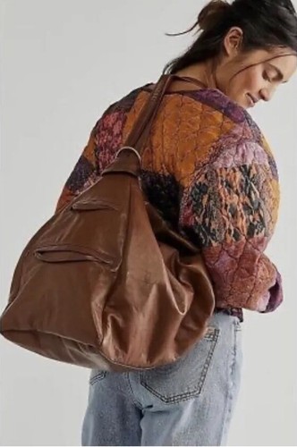 

Рюкзак Free People Nicolas K Phoebe Pack, трансформируемая сумка на плечо, коньячный цвет NWT, Boulder Backpack