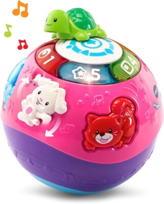VTech Wiggle and Crawl Ball, Purple--New but open box