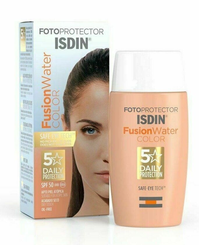 ISDIN Fotoprotector FUSION WATER COLOR Oil-Free Tinted Sunscreen SPF50, 50ml