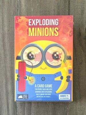 Exploding Minions A Special Edition Card Game By Exploding Kittens For Ages 7+