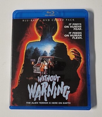 Without Warning Blu-ray / DVD Combo Pack, 1980 Film, 2-Disc Set W/ Free Shipping