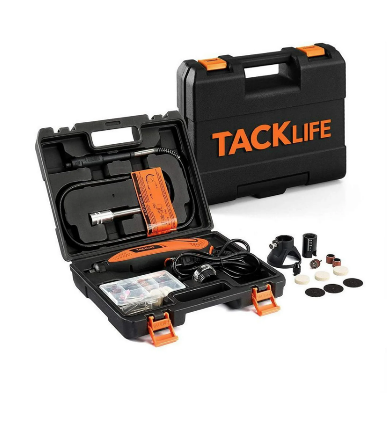 Tacklife RTD35ACL Advanced Multi-functional Rotary Tool Kit with 80 Accessories