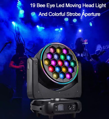 19LED 19x15w RGBW 4in1 ZOOM Moving Head wash beam light for dj disco stage light