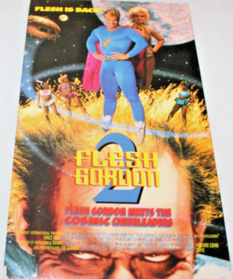Flesh Gordon Meets the Cosmic Cheerleaders (New Sealed VHS) Parody/Spoof Sci-Fi