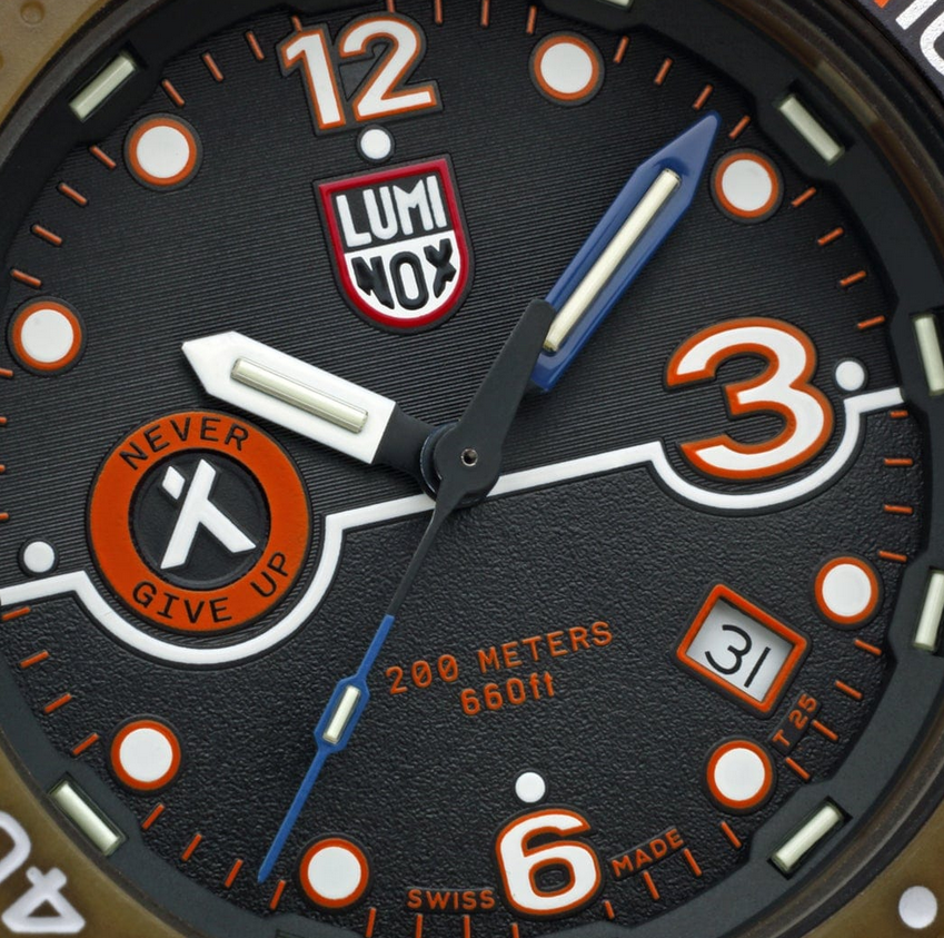 Pre-owned Luminox Xb.3729.eco Bear Grylls Survival Men's Watch 42mm 20atm