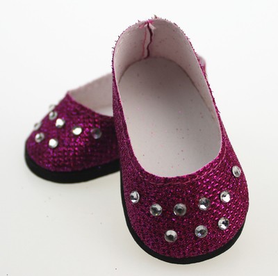 Hot sell fashion gift shoes for 18inch American girl doll party 