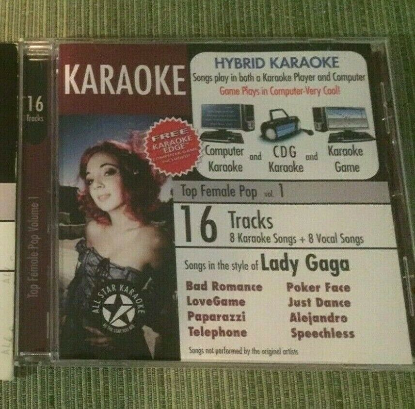3 Karaoke Music Disc Set. CD CD+G ~ Lady Gaga, 80's, Love Shack, Michael Jackson