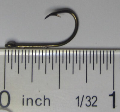 100 Bronze Baitholder hooks 4 Sizes Great for walleye rigs and harnesses