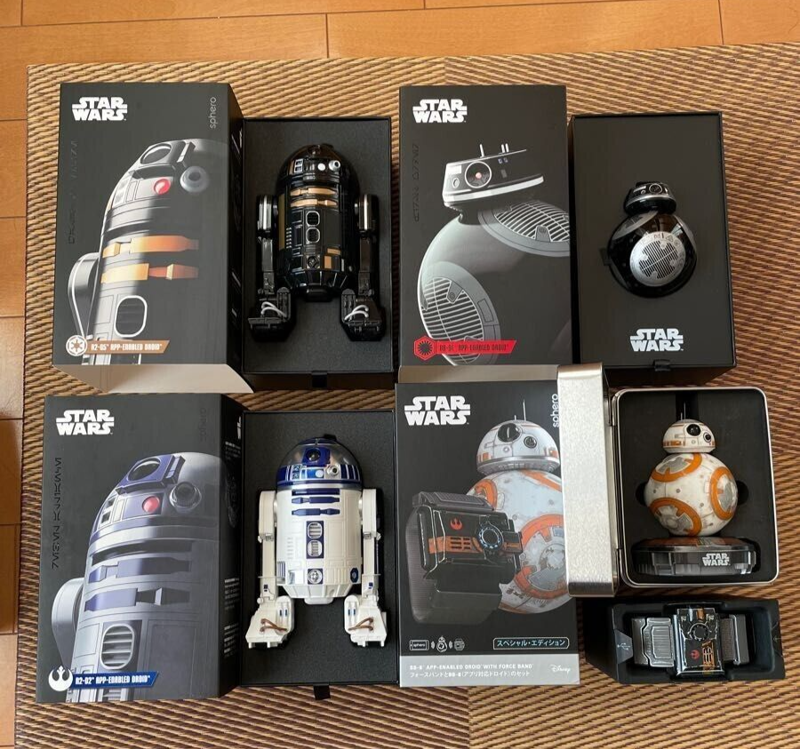 最高の スターウォーズ sphero R2-D2 BB-8 BB-9E R2-Q5 トイラジコン