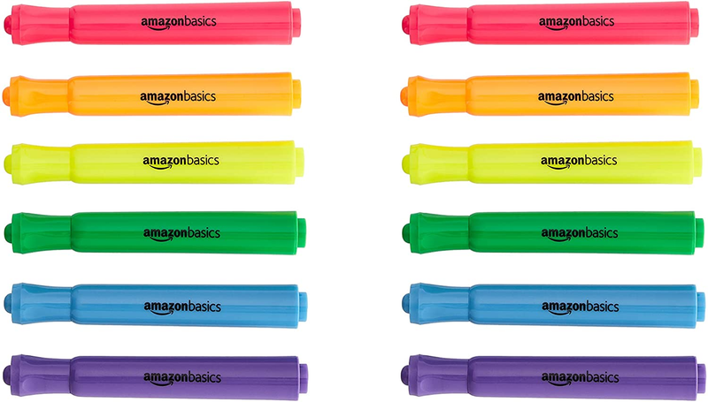 S - Chisel Tip, Assorted Colors, 12-pack