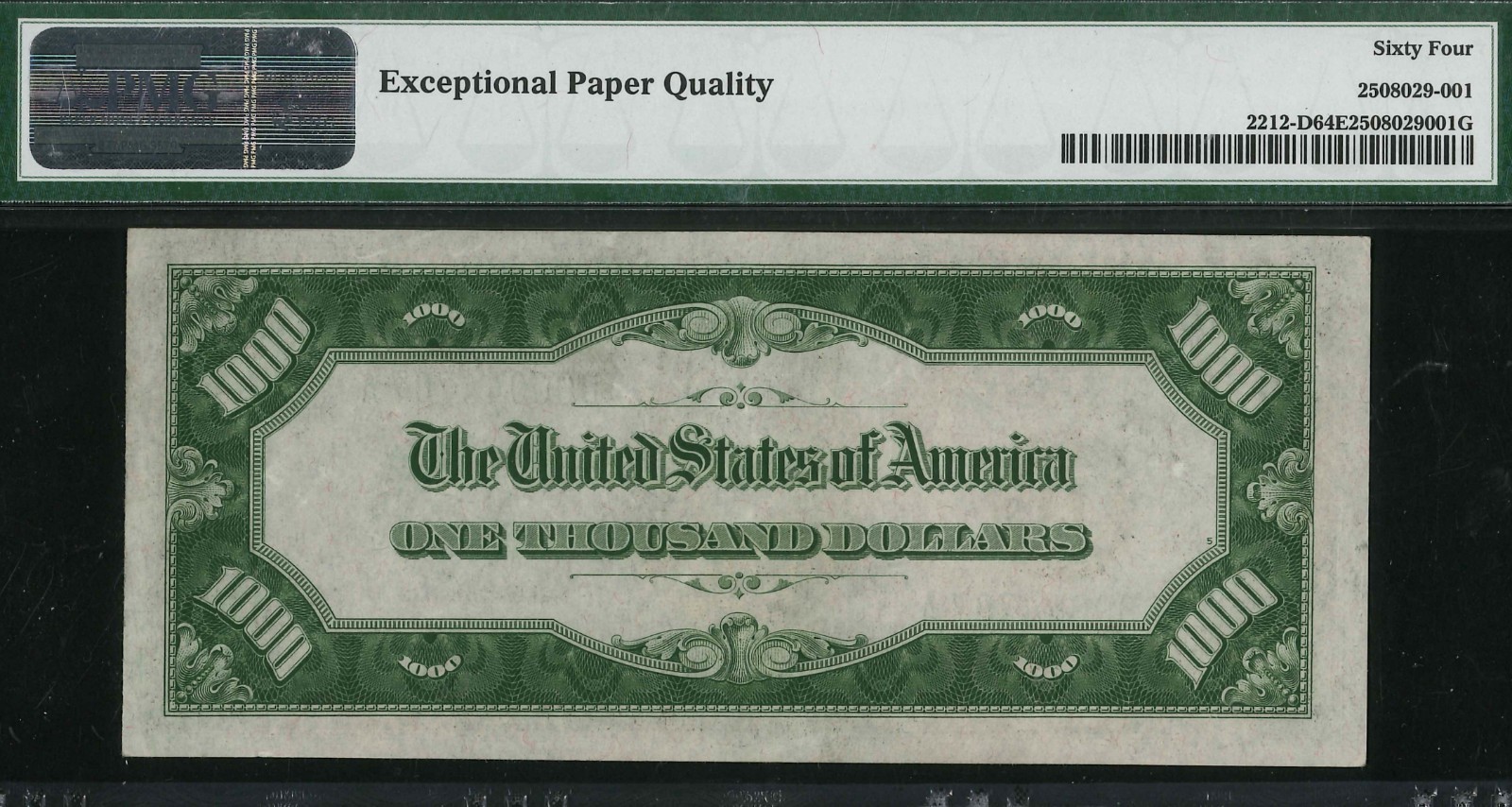 1934 A cleveland 1000  pmg 64 EPQ  1,000