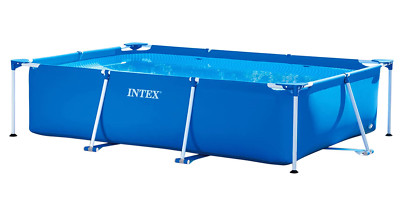 Rectangular Swimming Pool Framed | Kids Family Summer Outdoor Fun Garden Intex