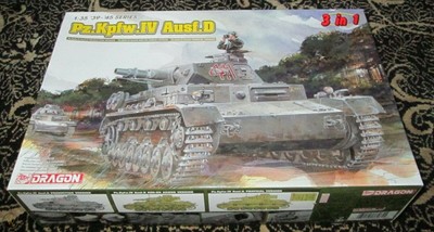 Dragon No. 6232- 1:35 Panzer IV Ausf D 3 in 1 Preloved