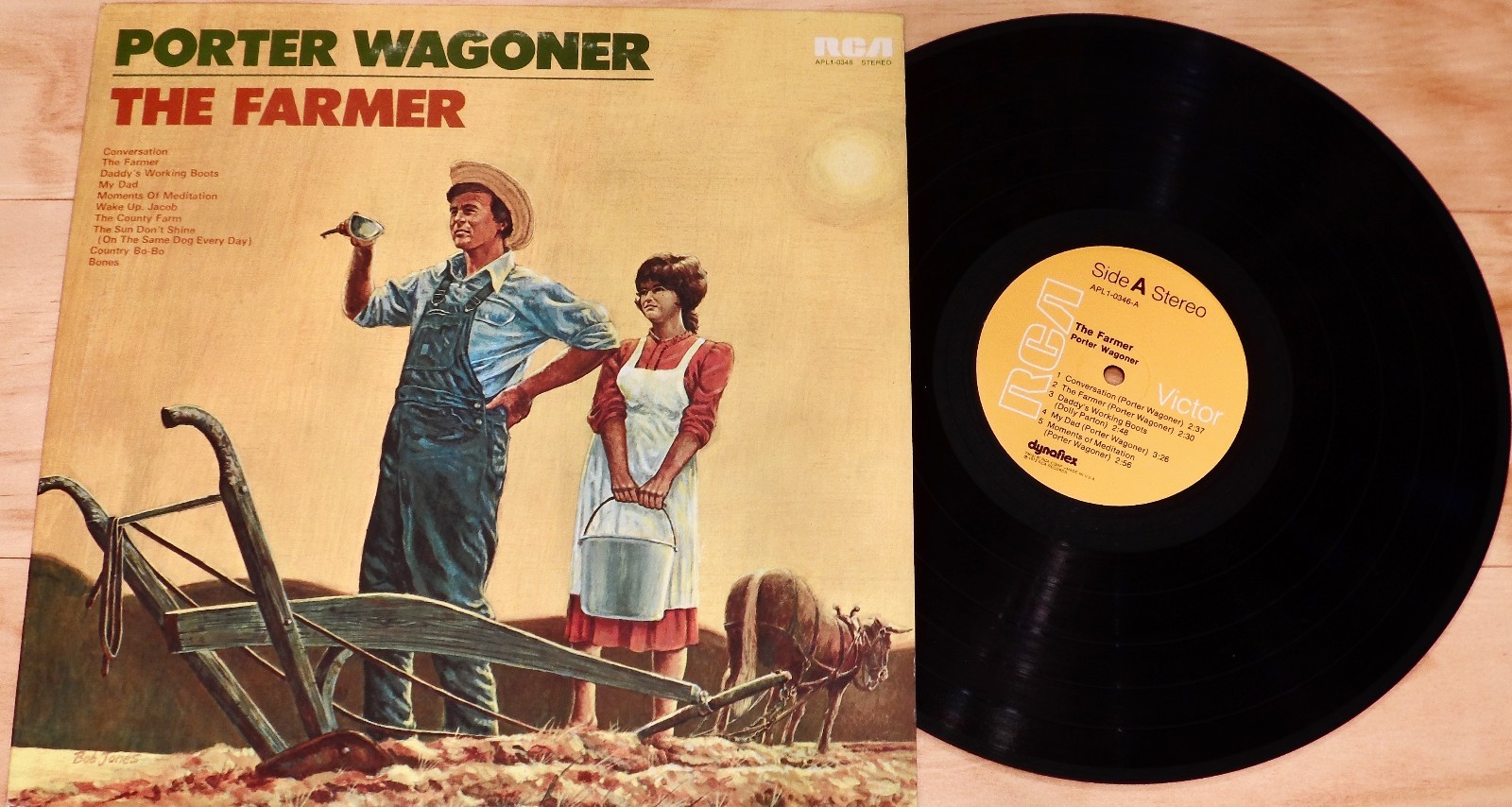 Porter Wagoner ♫ The Farmer ♫ Rare NM 1973 RCA Records Original Press Vinyl LP