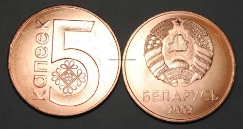 2009 Belarus 5 Kopeks Coin UNC KM# 563