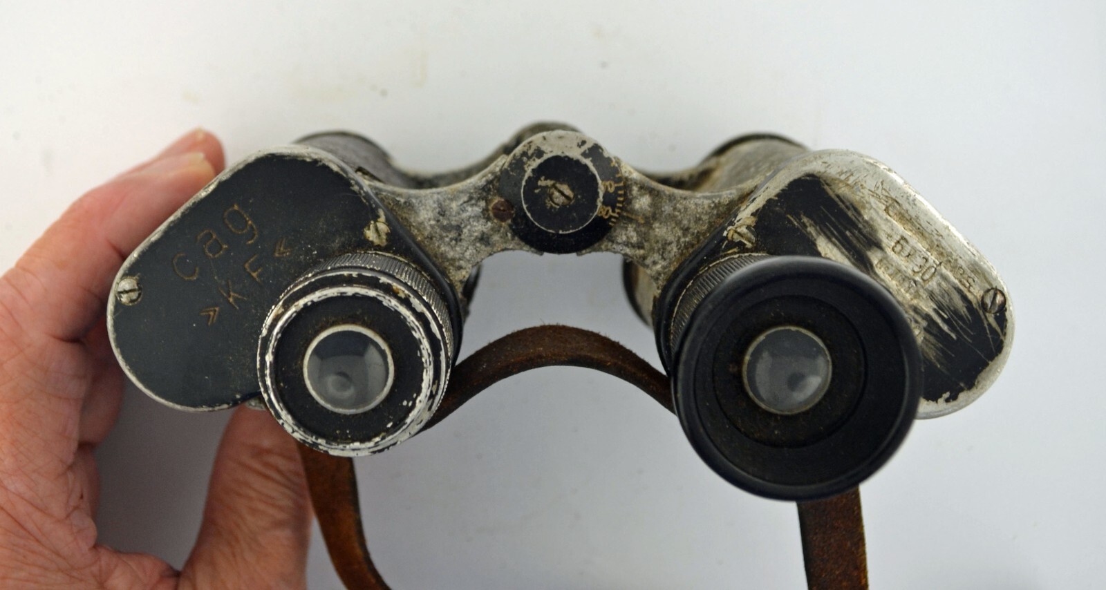 Vintage World War II German Binoculars- cag K.F. Dienstglas Vintage World War II German Binoculars- cag K.F. Dienstglas
