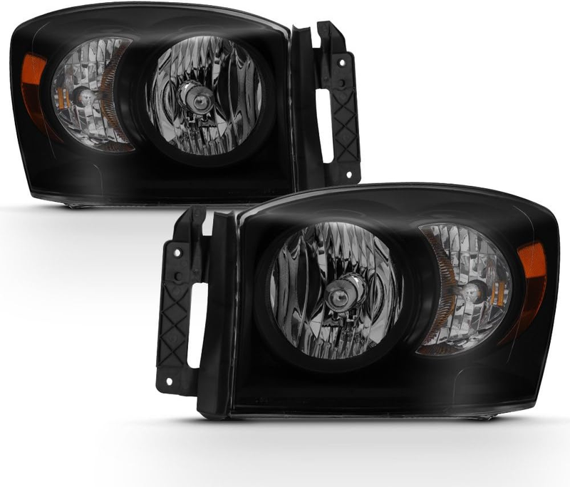 Headlights Driver Passenger Side for 2006-08 Dodge Ram 1500 07-09 Ram 2500 3500