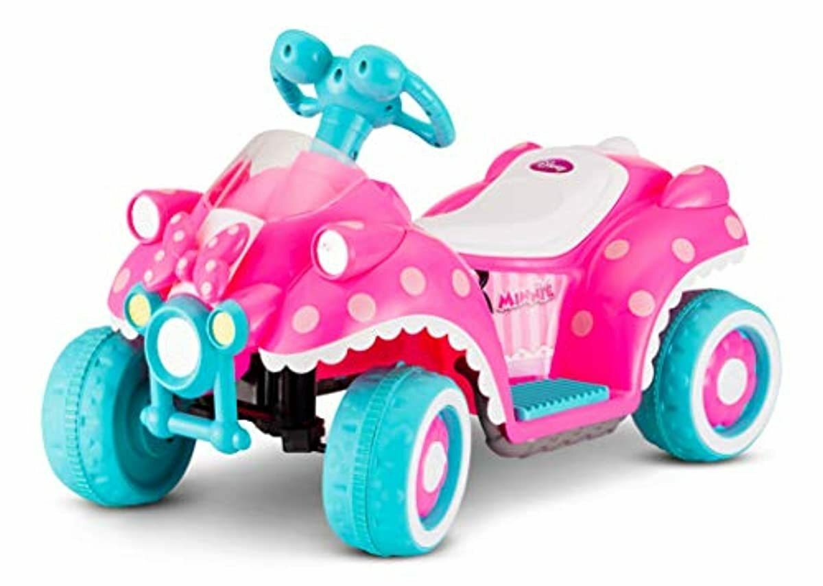 Toddler Disney Minnie Mouse Electric Quad Ride On Car Fun Toy 4 Wheeler Girls 6V | eBay