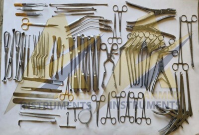 Basic Craniotomy & Laminectomy Surgical Orthopedic Spinal Instruments 78 Pcs Set
