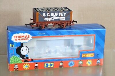 HORNBY R9068 THOMAS & FRIENDS S C RUFFY TIDMOUTH WAGON with LOAD BOXED od