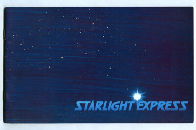 Vintage 1987 STARLIGHT EXPRESS Program! APOLLO VICTORIA London! TREVOR HODGE!