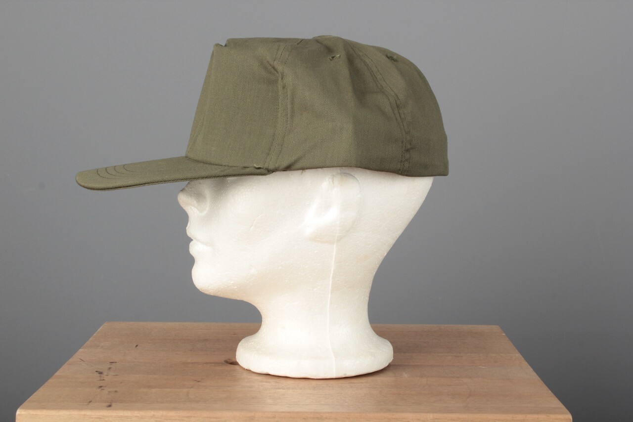 Vtg Men's NOS 1987 US Army Hot Weather Cap 7 5/8 80s OG