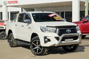 2017 Toyota Hilux GUN126R MY17 SR5 (4x4) Crystal Pearl 6 Speed Automatic Dual Cab Utility Windsor Hawkesbury Area Preview