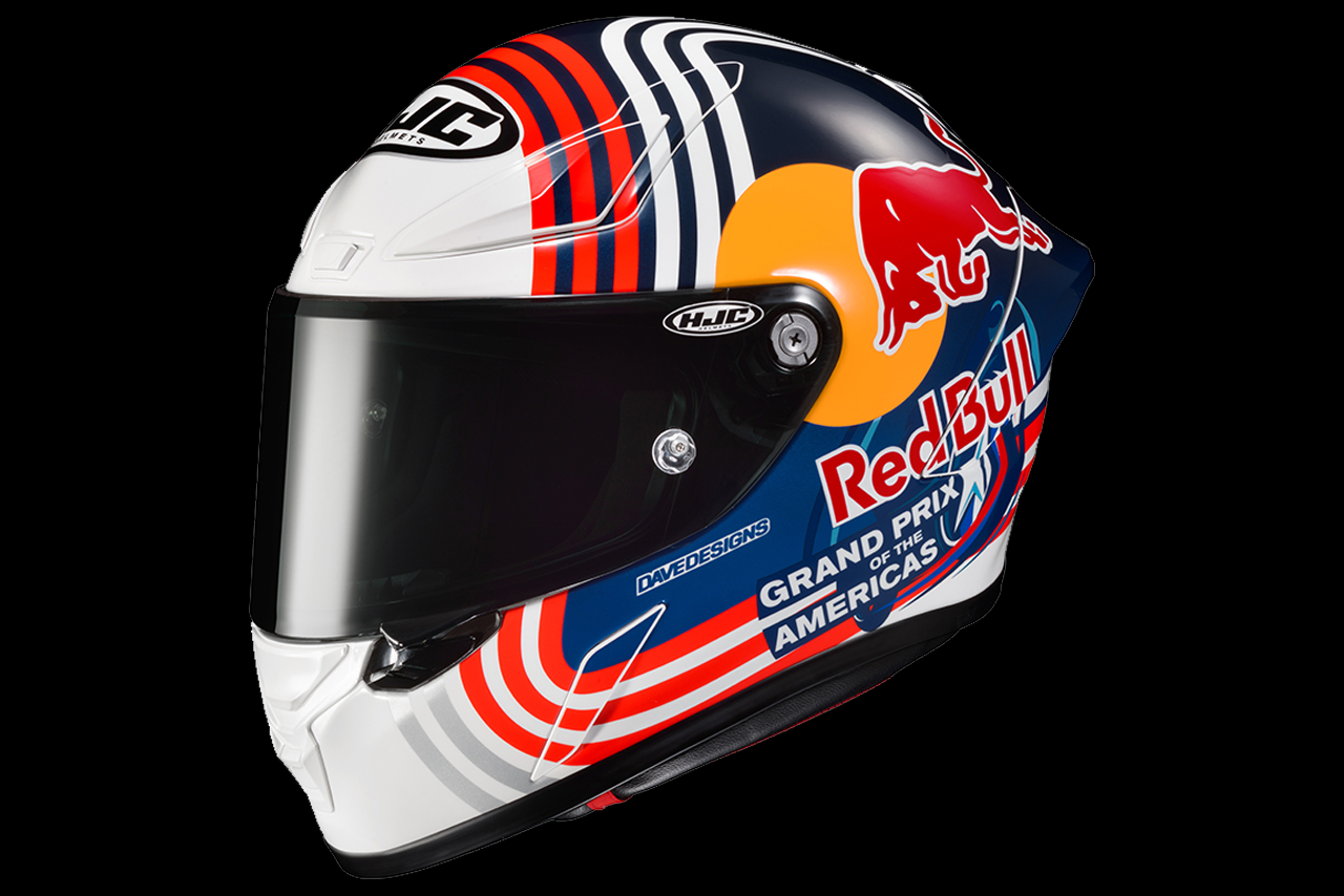 Ｂ*Ｙ様 HJC RPHA1N レッドブル オースティンGP 新品未使用 HJC RPHA 1 Red Bull Austin GP Mini Replica Helmet